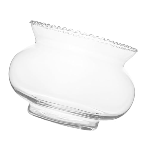 Kisangel Fischglas Aquarium Transparent Runde Schüssel für Goldfische und Pflanzen Hydrokultur Terrarium für Schreibtisch und Wohnräume Vielseitige Deko für Zuhause und Büro Kisangel Fischglas Aquarium Transparent Runde Schüssel für Goldfische und Pflanzen Hydrokultur Terrarium für Schreibtisch und Wohnräume Vielseitige Deko für Zuhause und Büro von Kisangel