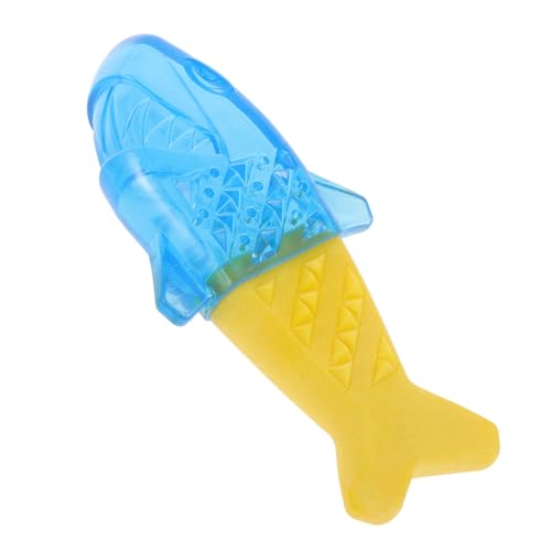 Kisangel Freezable Hundekauspielzeug TPR Langlebiger Kühl Kauknochen für Kleine und Mittlere Hunde Zahnreinigend Beißfest für Welpen zur Zahnfleischmassage und Sommerabkühlung von Kisangel