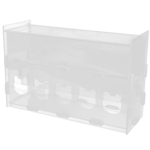 Kisangel Automatischer Hühnerfutterspender Hühnerfutternapf Spill-acryl-mehrzweck-vogelfutterspender Kisangel Automatischer Hühnerfutterspender Hühnerfutternapf Spill-acryl-mehrzweck-vogelfutterspender von Kisangel