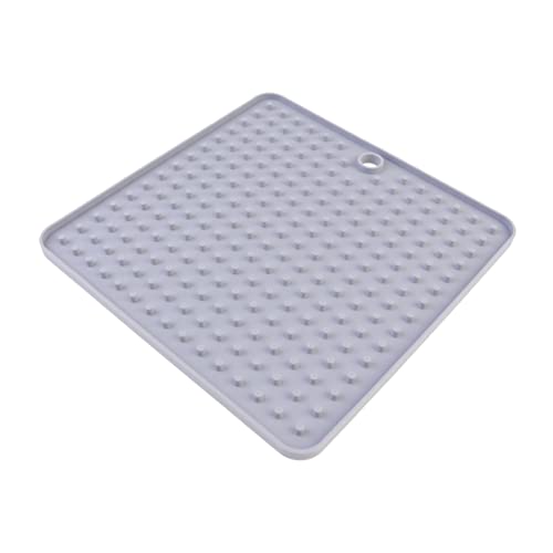 Kisangel Haustier Fütterung Matte Pad Silikon Lecken Kissen Pet Supplies Hund Feeder Grau Kisangel Haustier Fütterung Matte Pad Silikon Lecken Kissen Pet Supplies Hund Feeder Grau von Kisangel