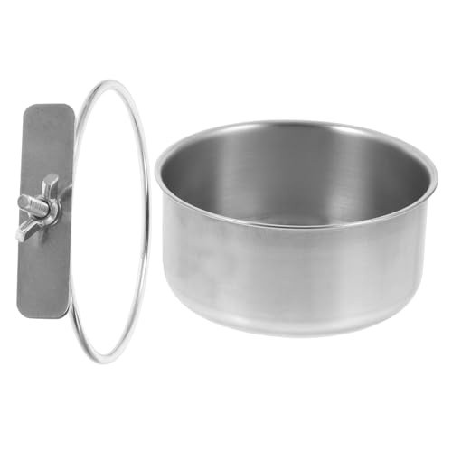 Kisangel Futter Und Wassernapf Für Vögel Praktischer Käfigfütterer Für Papageien Und Wellensittiche Einfache Mit Einzelschraube Langlebig Und von Kisangel
