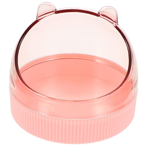 Kisangel Futternapf Für Kleintiere Futternapf Für Welpen Sichere Rattenschüssel Chinchilla-schüssel Für Den Haushalt Wassernapf Für Kaninchen Igelschale Rosa Hamster Acryl Speiseteller von Kisangel