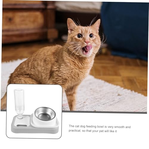 Kisangel Futternapf mit Großem Fassungsvermögen Abnehmbar Auslaufsicher rutschfest Automatischer Futter Wasserspender für Katzen und Hunde Bruchsicher Platzsparend Bpa frei Pflegeleicht Kisangel Futternapf mit Großem Fassungsvermögen Abnehmbar Auslaufsicher rutschfest Automatischer Futter Wasserspender für Katzen und Hunde Bruchsicher Platzsparend Bpa frei Pflegeleicht von Kisangel
