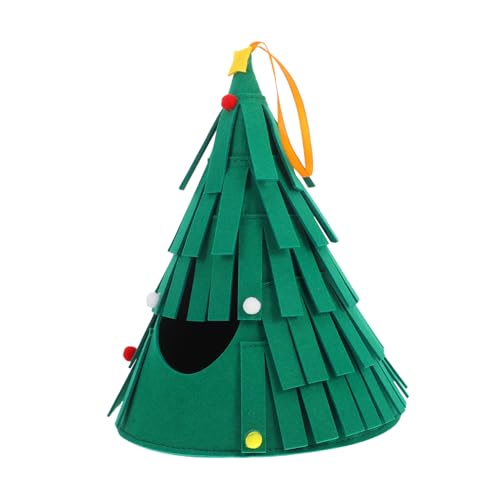Kisangel Gemütliches Meerschweinchenbett Kleines Tierheim Filzversteck Für Hamster Und Igel Weihnachtsbaum Waschbares Haustierbett Kisangel Gemütliches Meerschweinchenbett Kleines Tierheim Filzversteck Für Hamster Und Igel Weihnachtsbaum Waschbares Haustierbett von Kisangel