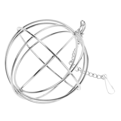 Kisangel Bunny Toys Grasspender 13 cm Edelstahl Zum Aufhängen Futterspender Spielzeug Für Kleintiere von Kisangel