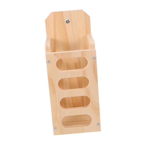 Kisangel Futternapf für Meerschweinchen und Chinchillas Futterspender Aus Holz mit Gras – Abfalldesign für Kleintiere Kisangel Futternapf für Meerschweinchen und Chinchillas Futterspender Aus Holz mit Gras – Abfalldesign für Kleintiere von Kisangel