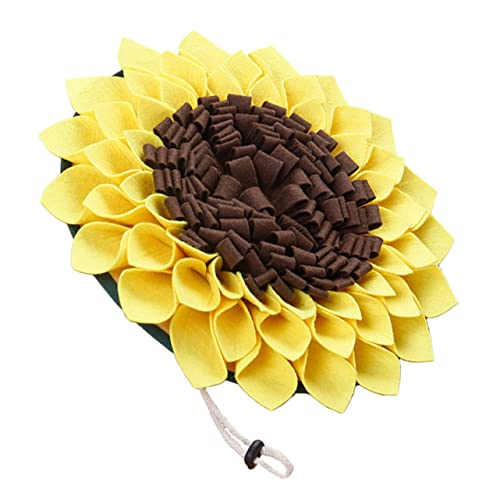 Kisangel Große Sunflower Schnüffelmatte für Hunde Langlebige Slow Eat Futtermatte Stimuliert und Futtersuchinstinkt Geeignet für Welpen und Ausgewachsene Haustiere Leicht zu Verstauen und Kisangel Große Sunflower Schnüffelmatte für Hunde Langlebige Slow Eat Futtermatte Stimuliert und Futtersuchinstinkt Geeignet für Welpen und Ausgewachsene Haustiere Leicht zu Verstauen und von Kisangel