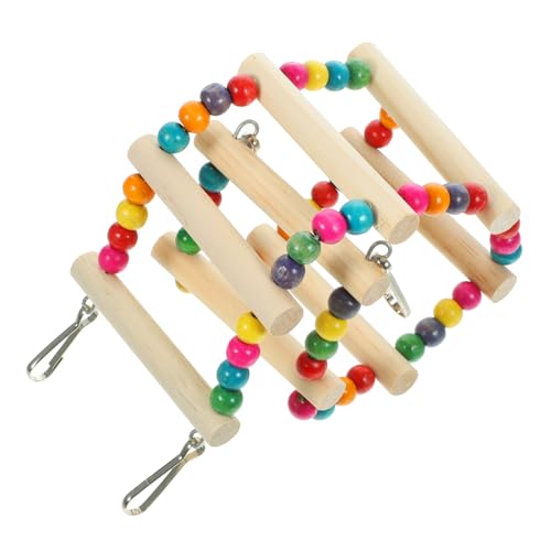 Kisangel Papagei Trittleiter Spielzeug Holz Vogel Kletterleiter Vogel Trainingsleiter Dekoratives Wohnaccessoire Sicheres Material Kisangel Papagei Trittleiter Spielzeug Holz Vogel Kletterleiter Vogel Trainingsleiter Dekoratives Wohnaccessoire Sicheres Material von Kisangel