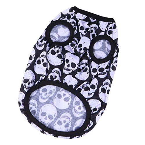 Kisangel Halloween Haustier T Shirt Ärmel Süßes Skelett Design Atmungsaktive und Bequeme Hundekleidung für Hunde für Sommer und Halloween Feiern Erhältlich Kisangel Halloween Haustier T Shirt Ärmel Süßes Skelett Design Atmungsaktive und Bequeme Hundekleidung für Hunde für Sommer und Halloween Feiern Erhältlich von Kisangel