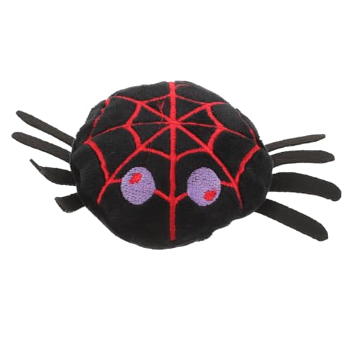 Kisangel Halloween Katzenminze Plüsch Spinne Kratzfest Interaktives Selbstspielzeug Für Katzen Haustier Spaß von Kisangel