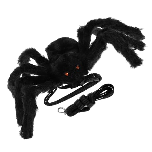 Kisangel Halloween Spinne Brust Haustier Training Zugkabel Schwarz für Hund Katze Komfortabel Kisangel Halloween Spinne Brust Haustier Training Zugkabel Schwarz für Hund Katze Komfortabel von Kisangel