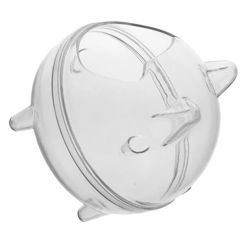 Kisangel Hamster Badezimmer Toilette Badewanne Kleiner Tiertoiletten Badebehälter Für Kleintiere Zubehör Für Kleintierkäfige Hamsterbad Mäuse Käfigzubehör Mäuse Badbehälter Abs Transparent von Kisangel