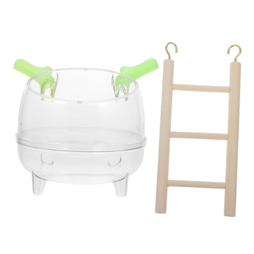 Kisangel Hamster Badezimmer Toilette Meerschweinchen -versteck Badewannenbecken Für Hamster Tablett Sandbadhalter Klein Graben Käfig Schwimmbad Badeschale Für Hamster Rennmaus Hölzern von Kisangel