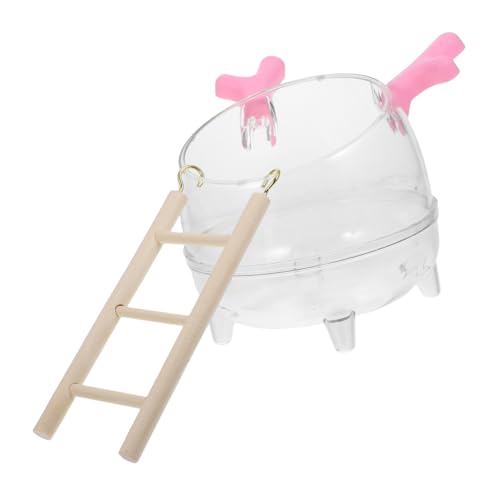 Kisangel Hamster Badezimmer Toilette Sandbadhalter Kleine Haustier -Toilette Rennmaus Badewanne Kleines Tierbad Badeeimer Für Hamster Sauber Meerschweinchen -versteck Sachen Graben Hölzern von Kisangel