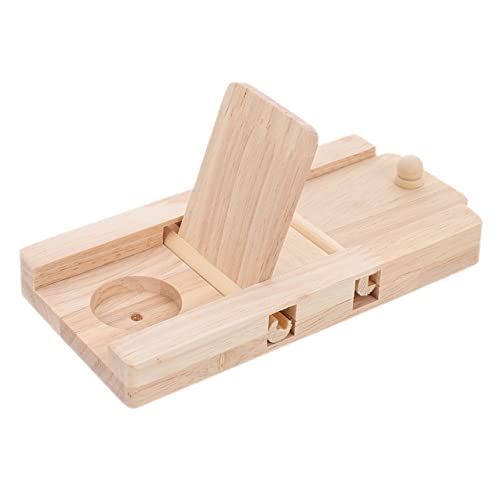 Kisangel Chinchilla-Spielzeug Aus Holz Kompaktes Futtersuchspiel Leckerli-versteck Für Hamster Bewegungsspielzeug Verschleißfestes Haustierzubehör Kisangel Chinchilla-Spielzeug Aus Holz Kompaktes Futtersuchspiel Leckerli-versteck Für Hamster Bewegungsspielzeug Verschleißfestes Haustierzubehör von Kisangel