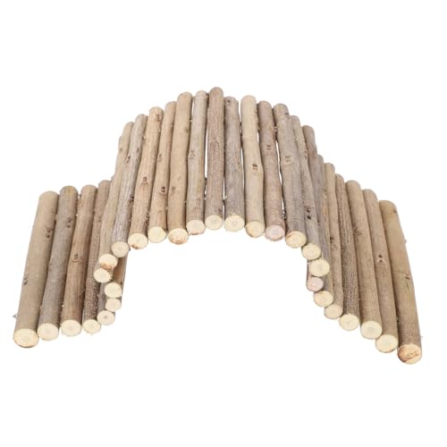 Kisangel Hamster Holz Tunnel Versteck Kauspielzeug Nagetier Spieltunnel Kleintier Zubehör Brücke für Hamster Zwerghamster Reptilien Geeignet Kisangel Hamster Holz Tunnel Versteck Kauspielzeug Nagetier Spieltunnel Kleintier Zubehör Brücke für Hamster Zwerghamster Reptilien Geeignet von Kisangel