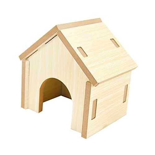 Kisangel Stabiles Hamsterversteck Aus Holz Mini-Nest Für Haustiere Sicherer Komfortabler Wohnraum von Kisangel
