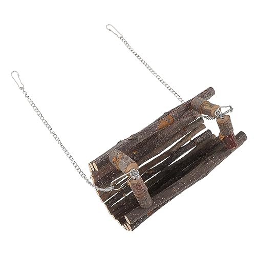 Kisangel Hamster Holz Schaukel Spielzeug Kauspielzeug für Hamster Chinchillas Hängematte für Kleintiere Käfigspielzeug Fördert Bewegung Zahnpflege Kisangel Hamster Holz Schaukel Spielzeug Kauspielzeug für Hamster Chinchillas Hängematte für Kleintiere Käfigspielzeug Fördert Bewegung Zahnpflege von Kisangel
