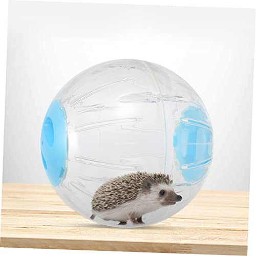 Kisangel Hamster Laufball Transparent Blau Spielzeugkugel für Zwerghamster Fitness Übungsball für Kleine Haustiere Wie Rennmäuse Ratten Igel Fördert Bewegung und Beschäftigung von Kisangel