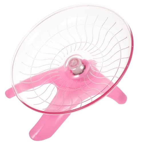 Kisangel Hamster-trainingsspielzeug Aus Kunststoff Für Haustier-Unterhaltung Geräuscharmes Laufrad Für Kleintiere Mit Abnehmbarem Schaftdesign Leicht Zu Reinigen von Kisangel