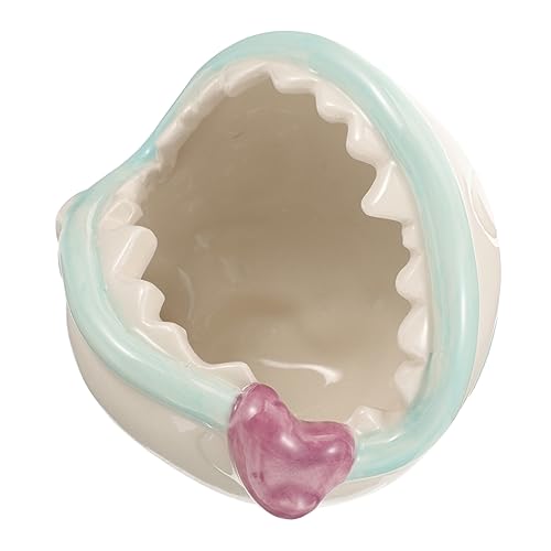 Kisangel Keramik Hamster Haus Cartoon Form Hamster Hideout Kühlung Haus Haustier Schlaf Nest von Kisangel