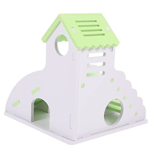 Kisangel Tierbedarf - Hamsternest-versteck Mit Leiter Kletterspielzeug Schlafhaus Für Kleintiere von Kisangel