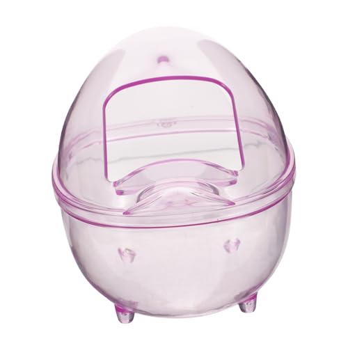 Kisangel Hamster Sandbad Box Transparent Kleintier Badewanne mit Glatten Kanten Haustier Sandtoilette für Hamster Zwerghamster Chinchilla Kleintierzubehör von Kisangel