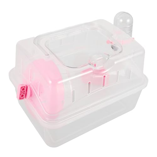 Kisangel Hamster Transportkäfig Transparent Leicht Tragbar Sicheres Kleintier Außengehege für Meerschweinchen und Hamster Kompakt Einfach zu Reinigen für Unterwegs und Auslauf Kisangel Hamster Transportkäfig Transparent Leicht Tragbar Sicheres Kleintier Außengehege für Meerschweinchen und Hamster Kompakt Einfach zu Reinigen für Unterwegs und Auslauf von Kisangel