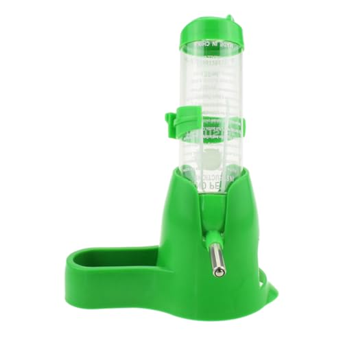 Kisangel Hamster Trinkflasche mit Futternapf Kunststoff Wasserspender für Kleine Haustiere Geeignet für Hamster Meerschweinchen Ratten und Zufällige Farbe von Kisangel