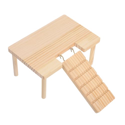 Kisangel Kleine Holzplattform Für Kleintiere Mit Leiter Hamster Meerschweinchen Chinchillas Ratten Spielplatz Für Aktivitäten Und Erkundung Robust Und Natürlich Dekorativ Kisangel Kleine Holzplattform Für Kleintiere Mit Leiter Hamster Meerschweinchen Chinchillas Ratten Spielplatz Für Aktivitäten Und Erkundung Robust Und Natürlich Dekorativ von Kisangel