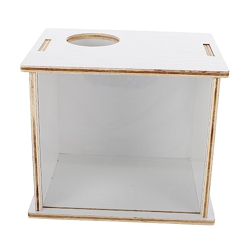 Kisangel Chinchilla-badewanne Aus Holz Acryl Hamster-sandbad Dekorative Badewanne P Für Haustiere Kisangel Chinchilla-badewanne Aus Holz Acryl Hamster-sandbad Dekorative Badewanne P Für Haustiere von Kisangel