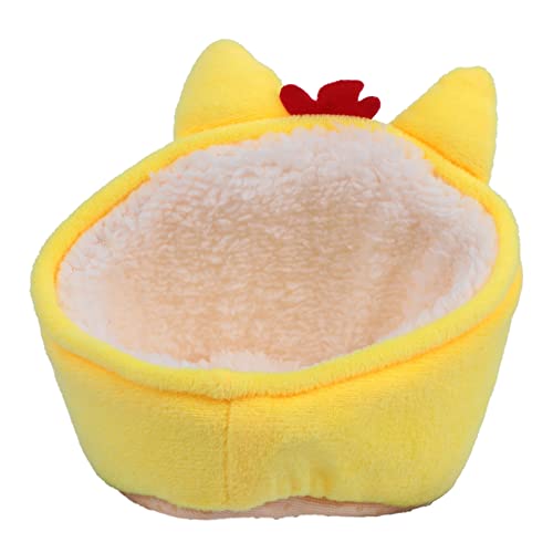 Kisangel Hamsterbett Haus Warmes Nest im Hühnchen Design Plüschmaterial für Kleine Haustiere Gemütliches Schlafplatz für Hamster Meerschweinchen Chinchillas Tragbar und Vielseitig Kisangel Hamsterbett Haus Warmes Nest im Hühnchen Design Plüschmaterial für Kleine Haustiere Gemütliches Schlafplatz für Hamster Meerschweinchen Chinchillas Tragbar und Vielseitig von Kisangel
