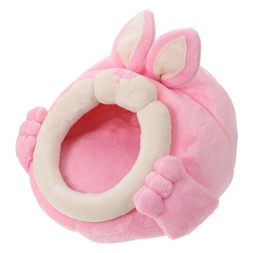 Kisangel Hamsterhaus Bett Warmes Kleintier Nest Vielseitig Für Kaninchen Meerschweinchen Hamster Kuscheliges Schlafversteck Pflegeleicht Und Dekorativ von Kisangel