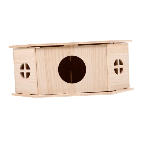 Kisangel Holzhaus Für Hamster Ratten Und Meerschweinchen Stabiles Und Langlebiges Versteck Für Kleintiere Perfektes Ruhe Und Spielplatz Für Kleine Haustiere Im Käfig Kisangel Holzhaus Für Hamster Ratten Und Meerschweinchen Stabiles Und Langlebiges Versteck Für Kleintiere Perfektes Ruhe Und Spielplatz Für Kleine Haustiere Im Käfig von Kisangel