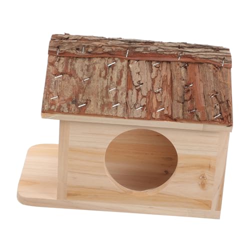 Kisangel Rattenhütte Aus Naturholz Haustierkäfig Für Hamster Hamsterunterschlupf Aus Holz Ganzjahresspielzeug Gemütliches Versteck Kisangel Rattenhütte Aus Naturholz Haustierkäfig Für Hamster Hamsterunterschlupf Aus Holz Ganzjahresspielzeug Gemütliches Versteck von Kisangel