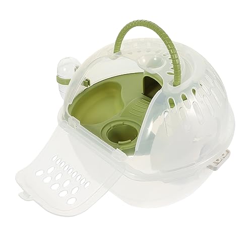 Kisangel Transportbox für Haustiere Hamster Reisekäfig Stabile Konstruktion Atmungsaktives Netzgewebe für Outdoor-aktivitäten von Kisangel
