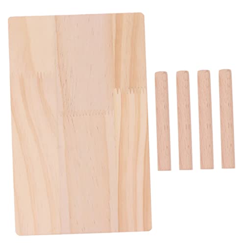 Kisangel Hamsterkäfig Plattform aus Holz Robuste Bissfeste Zweite Wasserfeste Kletterspielzeug für Hamster Eichhörnchen Igel und Kleine Haustiere Platzsparend und Pflegeleicht von Kisangel