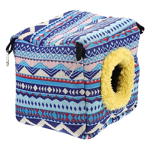 Kisangel Hamsternest kuschelhöhle haustierbett Nagerhöhle pet Bed Nagetierbiss Käfige coop Futterspender Plane Hamsterversteck Igel Winternest Igel Schlafbett Baumwolle Blue Kisangel Hamsternest kuschelhöhle haustierbett Nagerhöhle pet Bed Nagetierbiss Käfige coop Futterspender Plane Hamsterversteck Igel Winternest Igel Schlafbett Baumwolle Blue von Kisangel