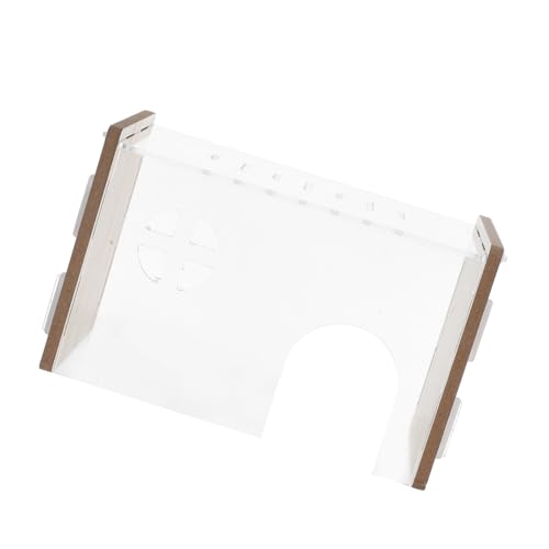 Kisangel Hamsternestdekoration Verstecke Für Hamster Aus Acryl Hamsterversteck Aus Acryl Empfindliches Hamsterversteck Käfig Hamsterhaus Hamsterversteck Für Den Haushalt Transparent Hölzern von Kisangel