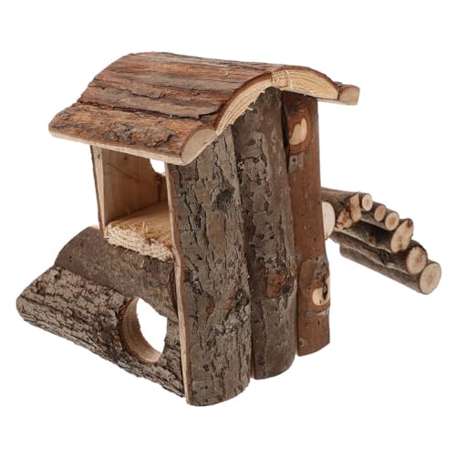 Kisangel Niedliches Hamsterversteck Aus Holz Leiter Meerschweinchen-Accessoire Dekorativer Lebensraum Kisangel Niedliches Hamsterversteck Aus Holz Leiter Meerschweinchen-Accessoire Dekorativer Lebensraum von Kisangel
