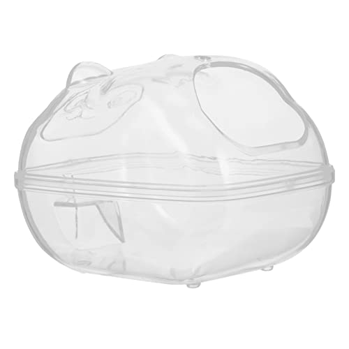Kisangel Pet Hamster Sand Badewanne Transparente Badewanne Für Hamster Für Sandbäder Langlebig Und Sicher Perfektes Zubehör Für Kleintiere Und Chinchillas von Kisangel