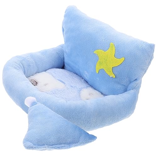 Kisangel Bett für Hamster Meerschweinchen Nest Segelflugzeug Gemütliches Versteck Haustier Bett Dekorative Note Kisangel Bett für Hamster Meerschweinchen Nest Segelflugzeug Gemütliches Versteck Haustier Bett Dekorative Note von Kisangel