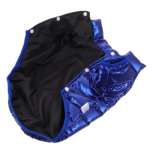 Kisangel Haustier Gepolsterte Jacke Haustierkleid Katzenbett Winterweste Für Haustiere Hunde-Hoodie Transportbox Für Haustiere Katzenzubehör Schneeanzug Für Hunde Katzenweste Haut Blue Kisangel Haustier Gepolsterte Jacke Haustierkleid Katzenbett Winterweste Für Haustiere Hunde-Hoodie Transportbox Für Haustiere Katzenzubehör Schneeanzug Für Hunde Katzenweste Haut Blue von Kisangel