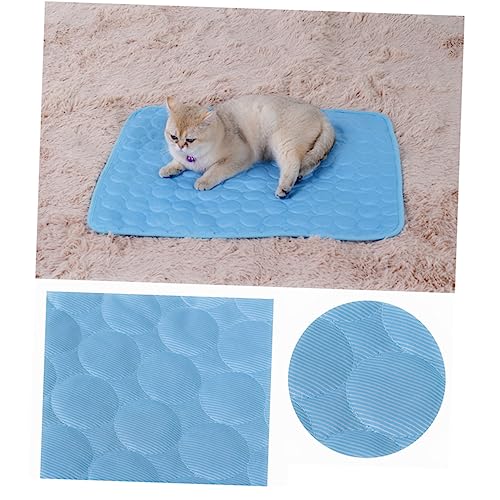 Kisangel Haustier Kühle Matte Kühlmatte Für Katzen Kühlkissen Kühlung Große Hundekühlmatte Hundedecke Kühldecke Für Hunde Welpendecke Heizkissen Beheizte Hundeunterlage Haustiere Blue Kisangel Haustier Kühle Matte Kühlmatte Für Katzen Kühlkissen Kühlung Große Hundekühlmatte Hundedecke Kühldecke Für Hunde Welpendecke Heizkissen Beheizte Hundeunterlage Haustiere Blue von Kisangel
