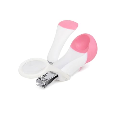 Kisangel Haustier Nagelknipser mit Lupenfunktion Rutschfester Griff Federmechanismus Rostfreier Edelstahl Geeignet für Igel Hamster Kaninchen und Kleine Haustiere Zufällige Farbe von Kisangel