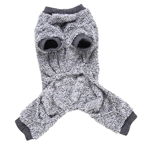 Kisangel Haustier-Pyjama Tragbare Hundebekleidung Hundekostüm Bequeme Hundekleidung Welpenkostümdekoration Dekorative Welpenkleidung Welpenzubehör Polyester Baumwolle Grey Kisangel Haustier-Pyjama Tragbare Hundebekleidung Hundekostüm Bequeme Hundekleidung Welpenkostümdekoration Dekorative Welpenkleidung Welpenzubehör Polyester Baumwolle Grey von Kisangel