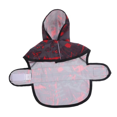 Kisangel Reflektierende Hundejacke Haustier-Regenmantel Für Hunde Kapuze Bequem Elastisches Material Für Wie Abgebildet Yy19 Earth Crack Red Kisangel Reflektierende Hundejacke Haustier-Regenmantel Für Hunde Kapuze Bequem Elastisches Material Für Wie Abgebildet Yy19 Earth Crack Red von Kisangel