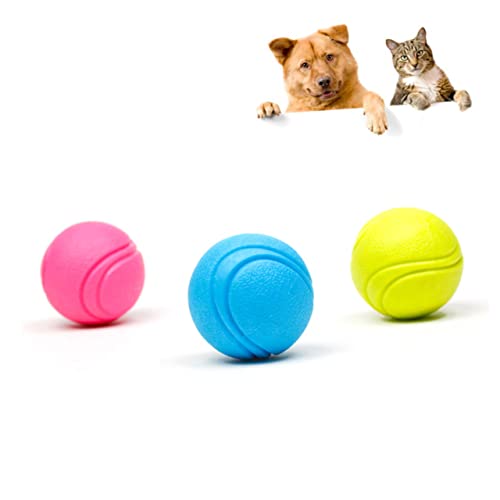 Kisangel Haustier-Tennisball zum Kauen interaktives Spielzeug knete Spielzeug Abs Interaktives Hundespielzeug Spielzeuge kaubälle für Hunde Klangknoten Haustierspielzeug der Hund Kauball von Kisangel
