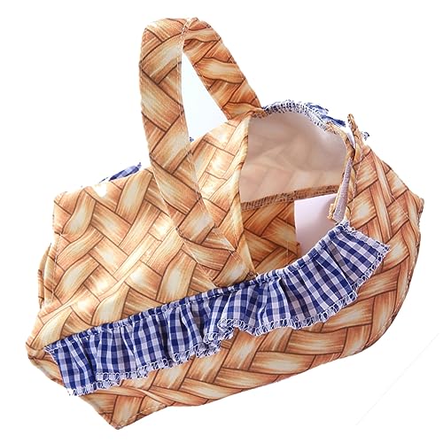 Kisangel Haustier Transformation Kostüm Hund Pullover Picknickkorb und Toto Hund Haustier Hund Kleidung Hundeweste Halloween Lustiges Kostüm Hund Cosplay Kostüm Hund Halloween Kleidung Kleine Hunde von Kisangel