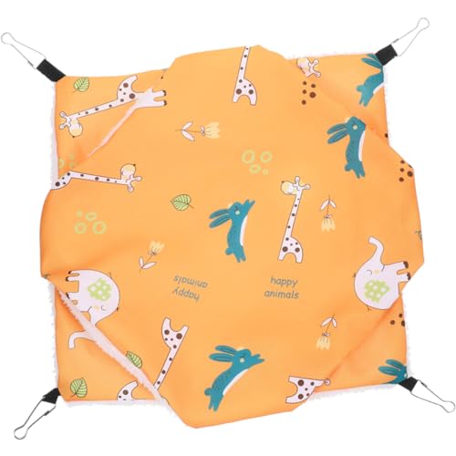 Kisangel Hängematte Für Kleintiere Hamster Eichhörnchen Bett Chinchilla Meerschweinchen Hängeschlafplatz Baumwollkorb Versteck Zuhause Kisangel Hängematte Für Kleintiere Hamster Eichhörnchen Bett Chinchilla Meerschweinchen Hängeschlafplatz Baumwollkorb Versteck Zuhause von Kisangel